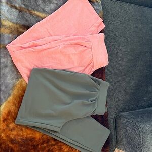 SHEIN Pink and Gray Leggings